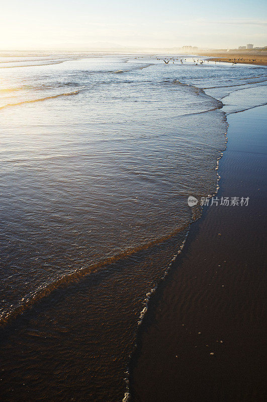 Costa da Caparica海滩日落